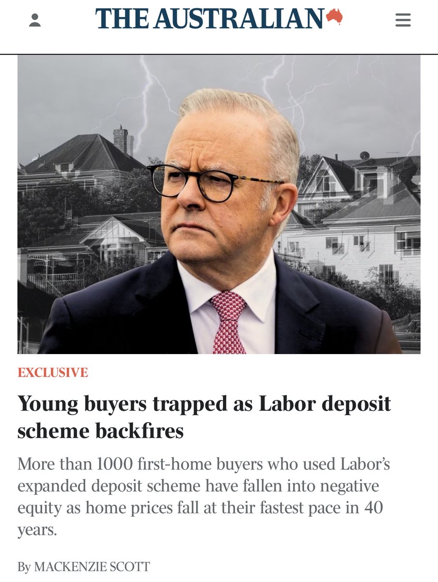 MRobertsQLD's tweet photo. Sad

Even sadder is the fact that despite One Nation members of parliament repeatedly warning the Albanese Labor government this would be the result of Labor’s housing policy, Labor did nothing

Labor’s deliberate debt trap https://t.co/Wmaih85epv
