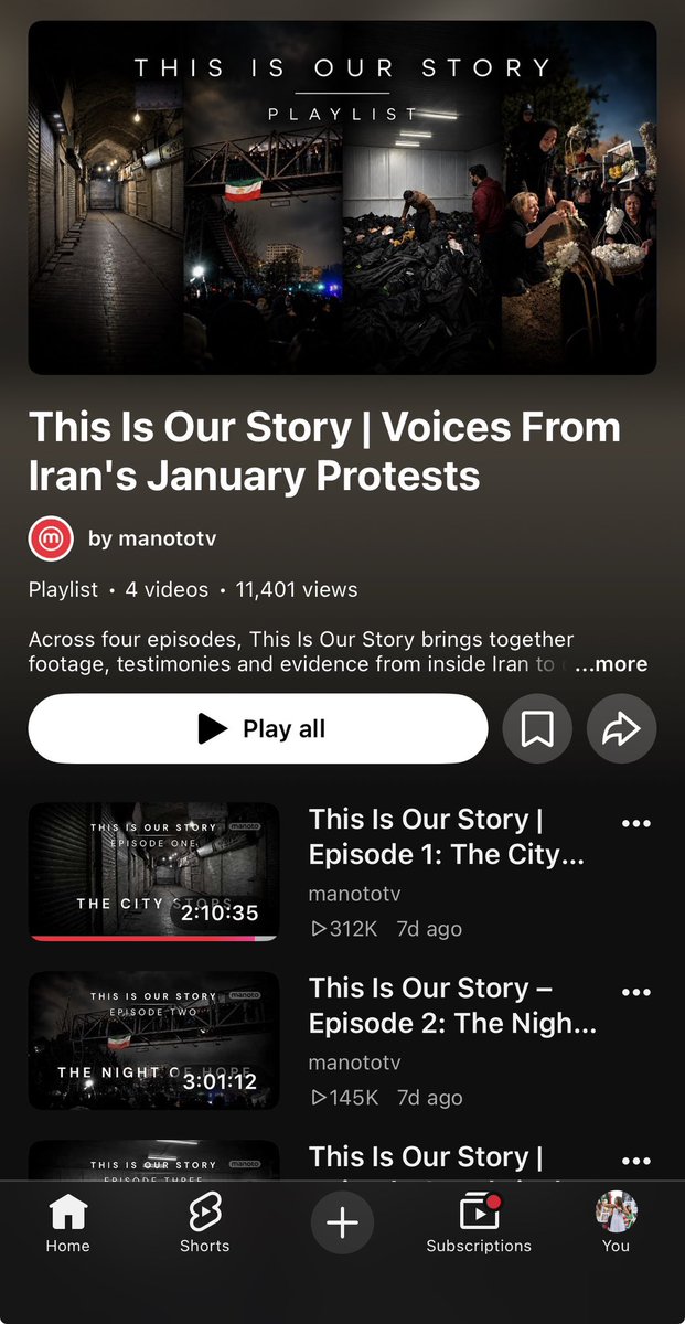 iranidaturan's tweet photo. I am Iranian, and it gives me no pleasure to say this. I say it because I have already lived through what you still treat as unthinkable.

But Paul is right. 250,000 armed men can take a huge number of lives in 48 hours. Ten months ago, on 8 and 9 January, it happened in Iran. A relatively small number of regime IRGC gunmen killed at least 72,000 people. That is the latest figure President Trump has said was documented. I believe the real number is higher.

@DouglasKMurray once said that Westerners cannot really imagine what religious fanatics are like, and that despite all the rhetoric, everything changes when the other man might kill you. 

Most people in England still cannot picture it. They think what happened in Iran on those two days, or what happened on 7 October, is a horror reserved for other people, in other places. It is not. You are not immune. Not at all. 

Your politicians have brought the same kind of men into this country. IRGC, Hamas and Hezbollah supporters. No vetting. They live among you. Many of them are sleeper cells. They have not been activated, YET.

The people who were supposed to protect you are in bed with the same terrorists. Last month the US Treasury Secretary, @SecScottBessent , said on camera that Washington knows where the regime’s accounts sit in trust companies in the British Virgin Islands, and knows the hundred-million-dollar houses it owns around the world. 

Regime’s new leader, Mojtaba Khamenei, has been linked by a Bloomberg investigation to more than £100 million in luxury London property, held through intermediaries. That is the tip of the iceberg. So when I say something is going on behind the scenes, that is not a conspiracy theory. 

They announce that the IRGC is banned, that diplomatic ties are cut, and so on. It is a sham. UK has been one of the biggest lifelines the Islamic regime has had.

I warned long ago that a parallel power structure was being built in the mosques, the community centres, and elsewhere. An army is being assembled. Once it is deployed, it will be too late. They may not be able to take over UK, but they certainly can inflict an unimaginable pain on you. They hate you enough for that. There is a reason they are called death cult. 

Not long ago @manototv released a documentary, “This Is Our Story“, cut from footage of 8 and 9 January in Iran. I will put the YouTube link here. Watch it, and send it to the friend who is not political, who is not here in X, the liberal, the person who still defends this immigration madness and cannot see the monster growing in the dark. Tell them, you are not immune to this. Wake up before it is too late.

https://t.co/YaJqwOOk54