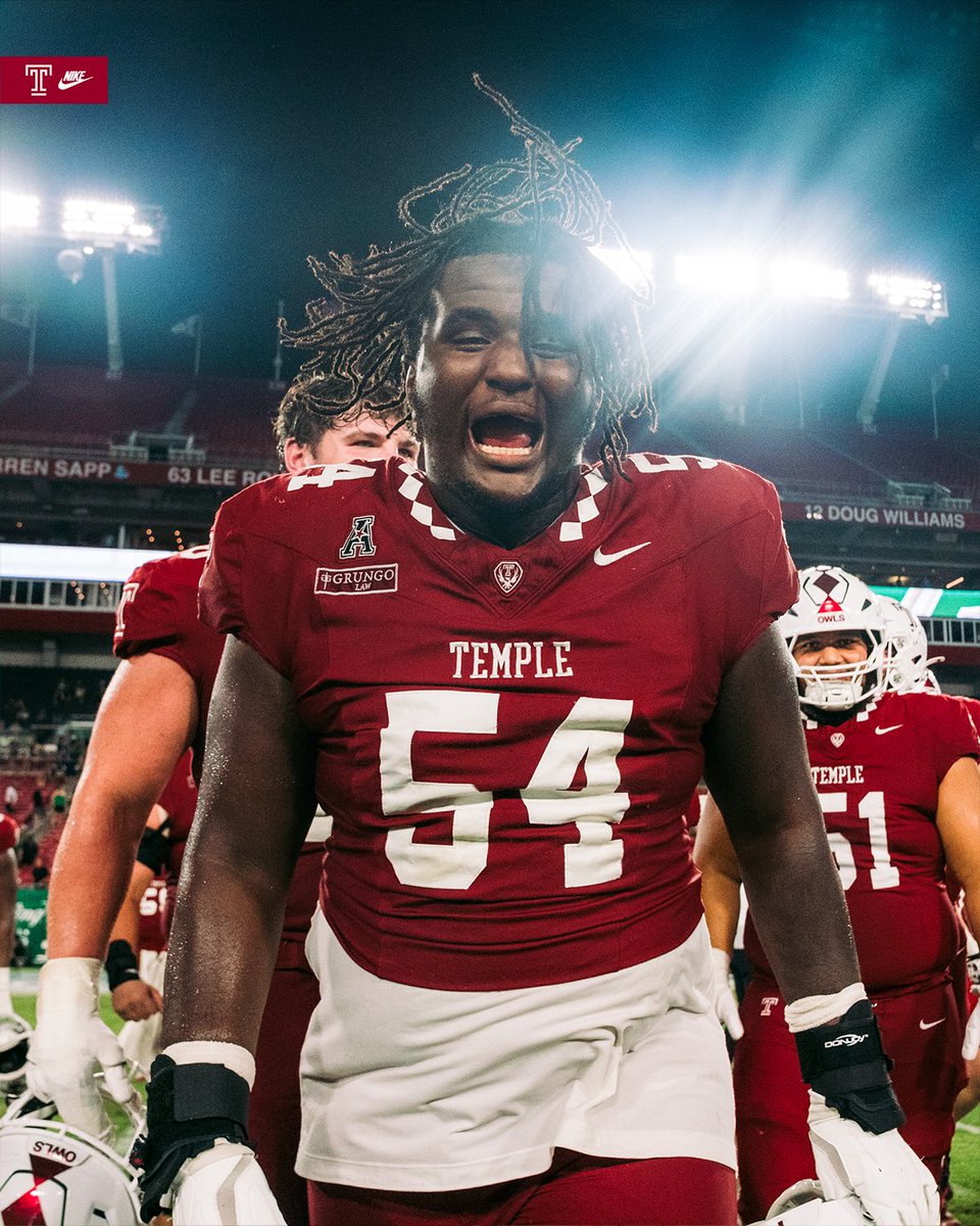 Temple_FB's tweet photo. Good Night from Raymond James Stadium 😁

#TempleTUFF https://t.co/dLRENG1Gi9