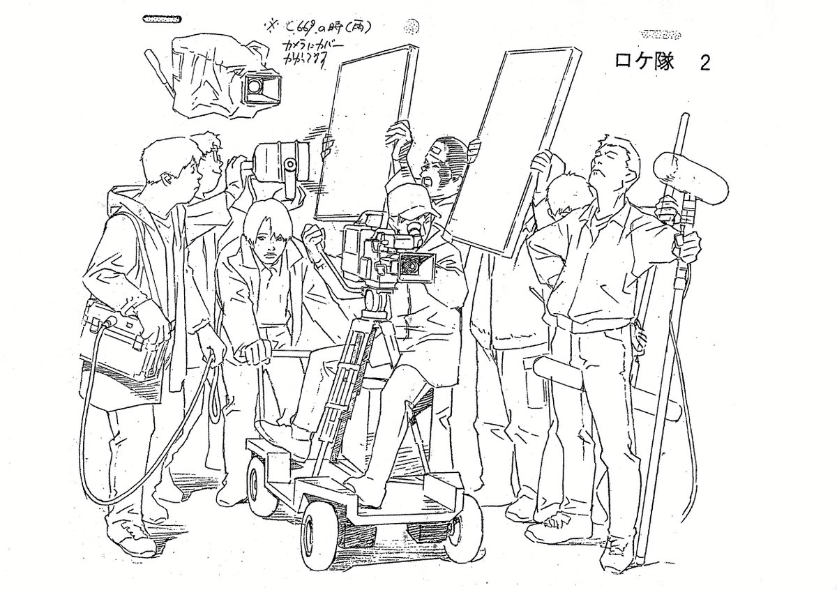 mantengorilla's tweet photo. 今敏監督が『パーフェクトブルー』のために描いた設定画です。 https://t.co/POHAB8AYED