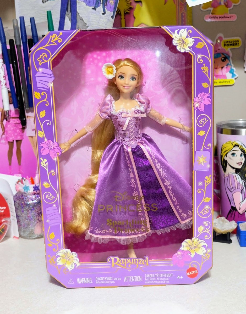 katie149123's tweet photo. #PinkDiamond #HankBadWolf #SuperSmashBros #StarlightZone #SuperSmashBrosUltimate #Disney #DisneyPrincess #Rapunzel #DreamBigPrincess #UltimatePrincessCelebration #FairyTales @WDWNT @Disney @DisneyParks
Rapunzel Sparkling Fashion Doll. ☀️👸🏼💜🏮✨ https://t.co/V4iZsglVg1