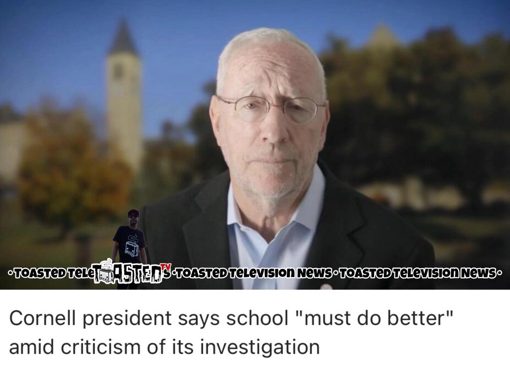 ToastedTvNews's tweet photo. Cornell President Michael Kotlikoff says the university will undergo an independent review following criticism of its handling of a former student’s sexual assault allegations.
New York has also appointed a special prosecutor to lead a renewed investigation.
#Cornell #CollegeNews https://t.co/kUoFbLnJOf