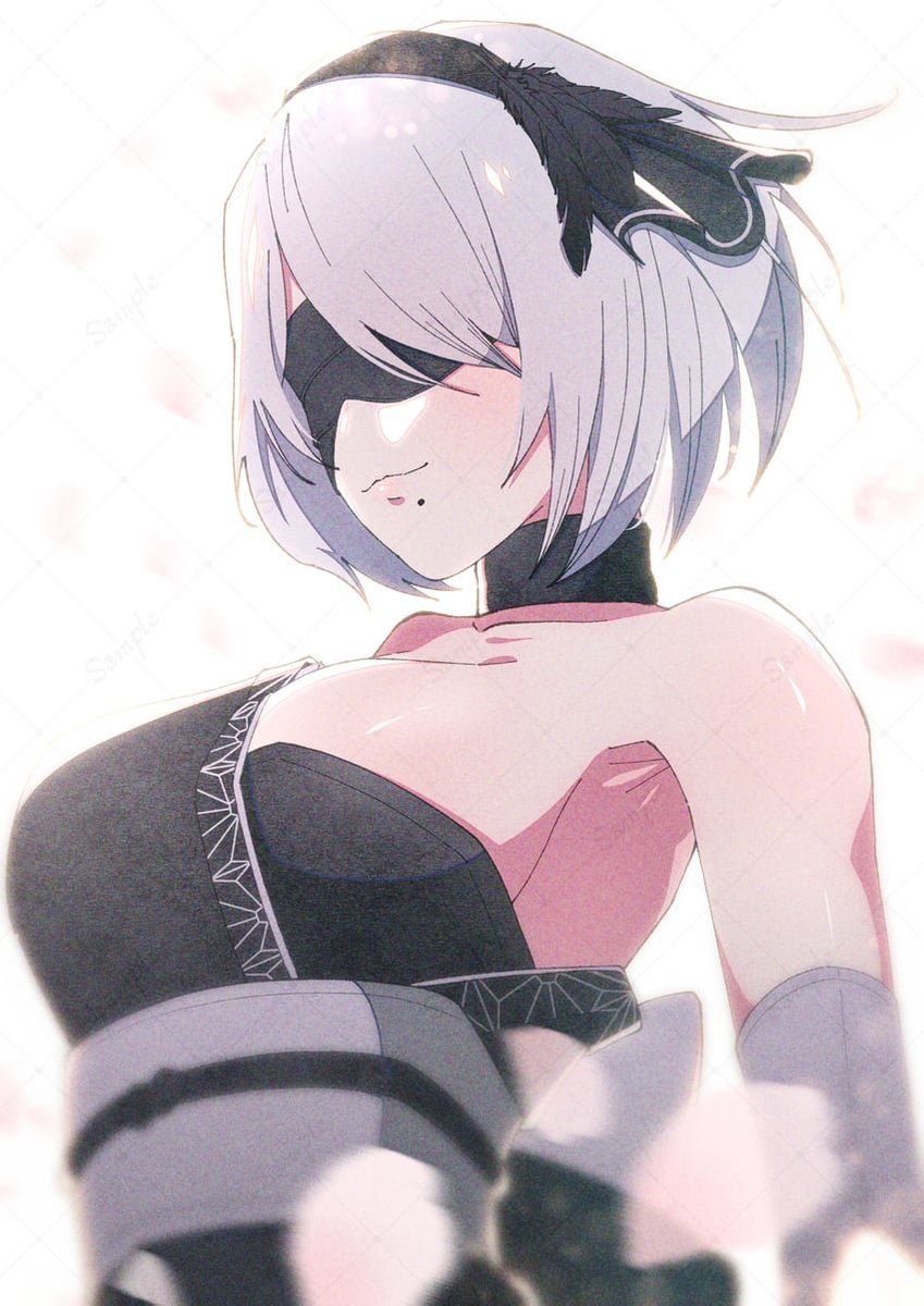LustUnit2B's tweet photo. "Then if you like it..I shall continue exploring...Thank you for the compliment Orihime." 

2B spoke with a faint smile forming as she moved her hands just underneath Orihime's chest, gauging her reaction before slowly massaging along the Woman's curves... https://t.co/gtMLrem6s6