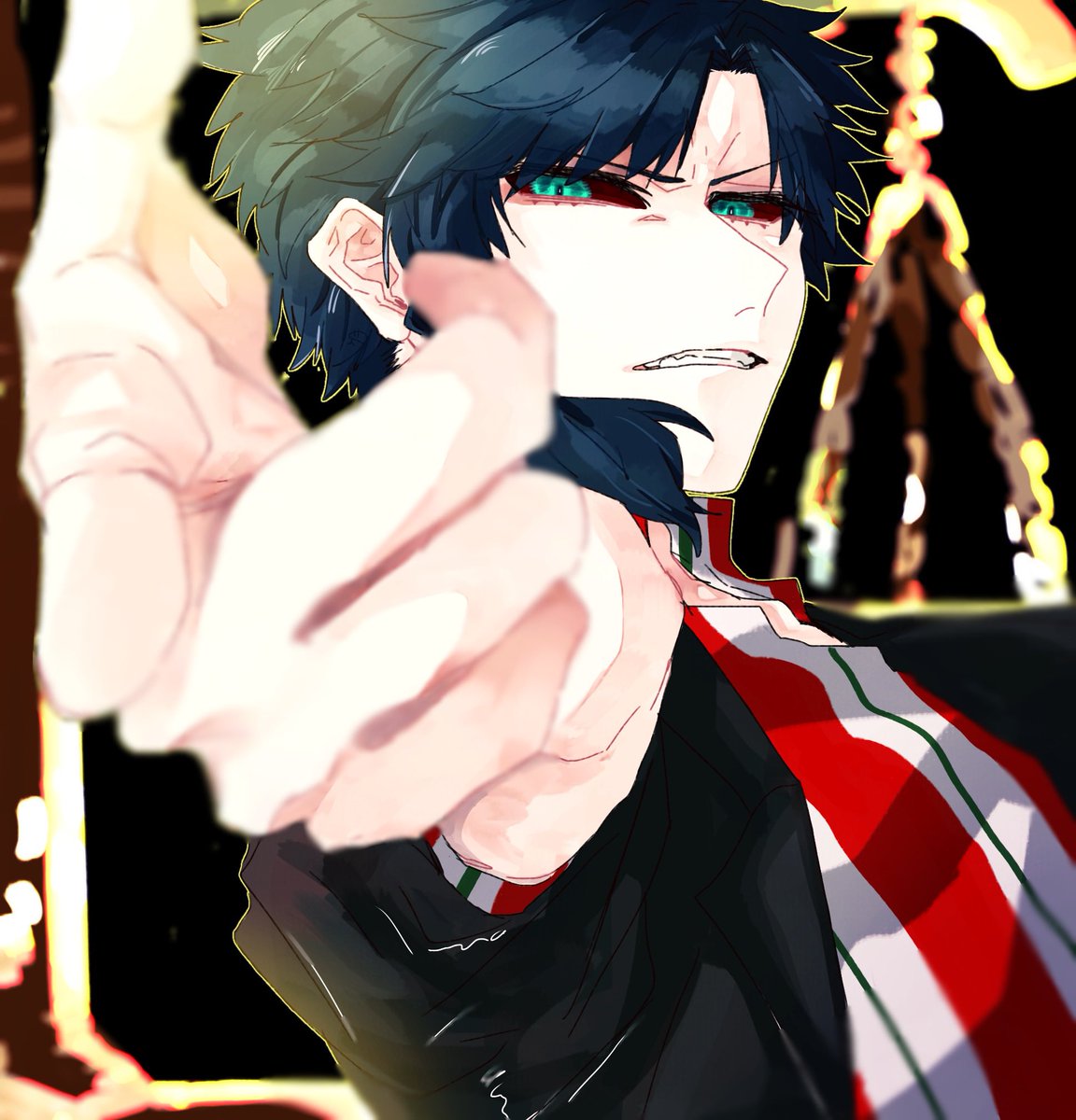 _snake_zyam's tweet photo. 紫と緑はない https://t.co/2385BCFdyr