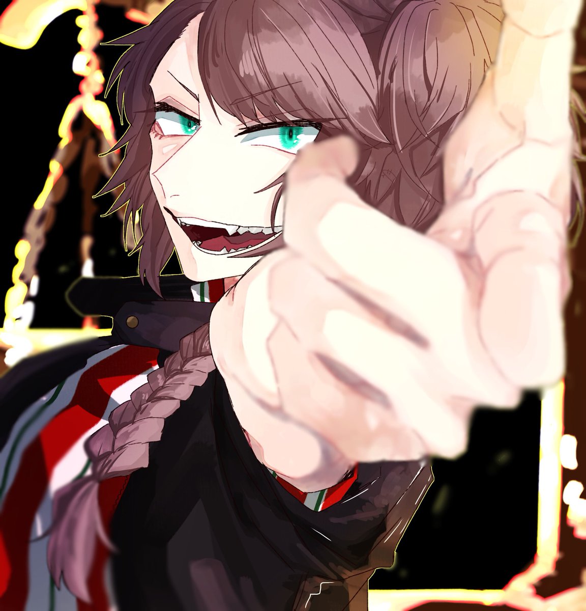 _snake_zyam's tweet photo. 紫と緑はない https://t.co/2385BCFdyr