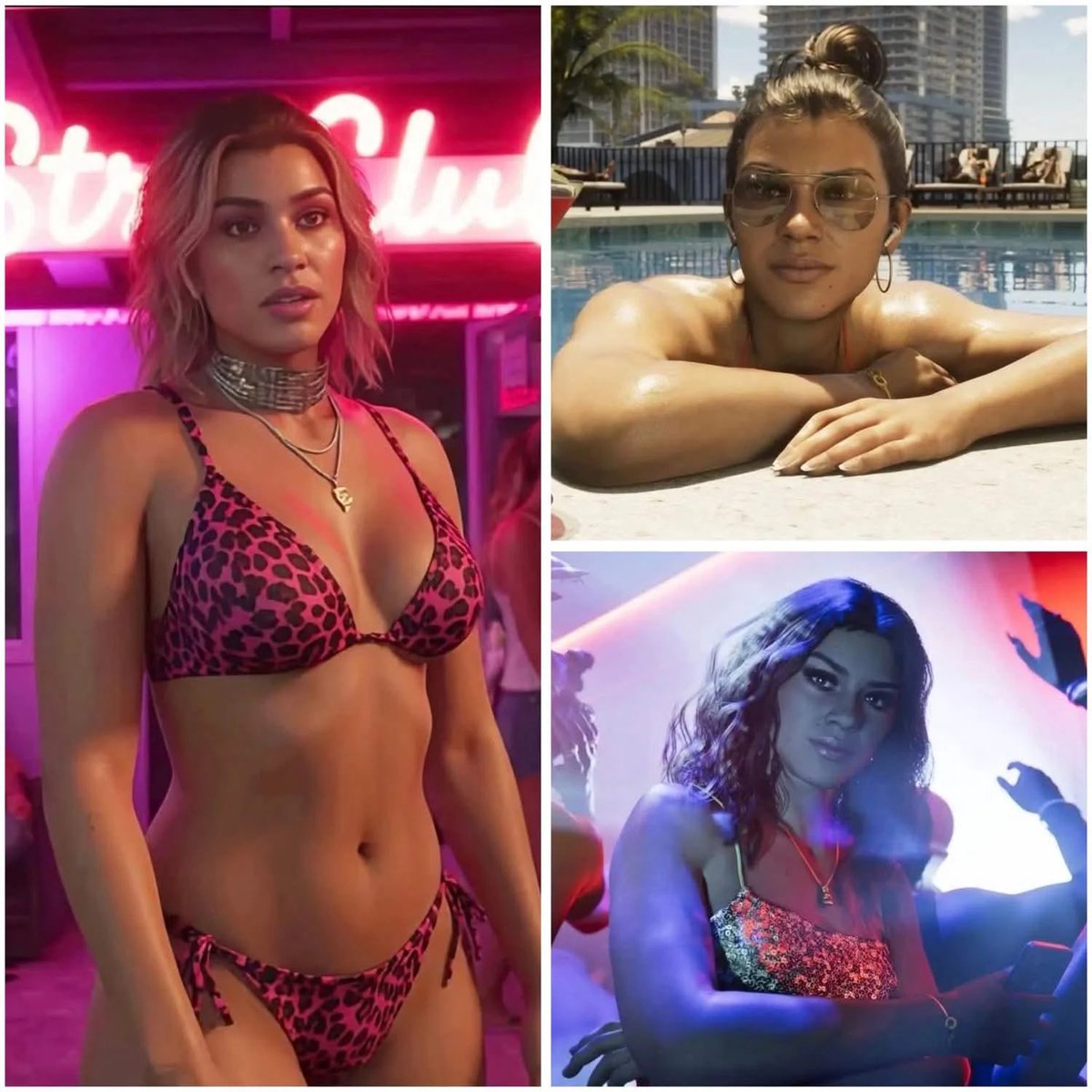 beuscjo's tweet photo. Can’t wait for my timeline to flood with all the porn fits for Lucia when GTA 6 comes out 🤤…..priority number one after finding a strip club https://t.co/fHP6MzaNac