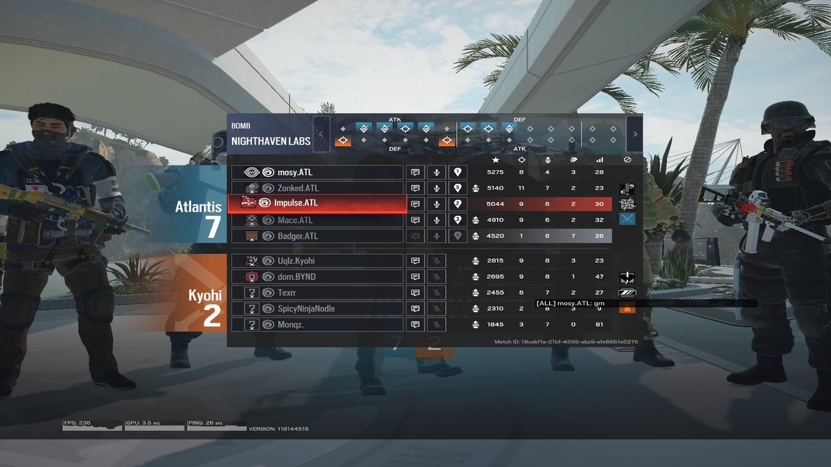 ImpulseR6S's tweet photo. Went 2-0 on the day to Qual for @OFFSEASONR6 playoffs
Clip and scoreboards
@Atlsect @AtlsectR6
#RULETHETIDES https://t.co/GBZ5D2X9vd