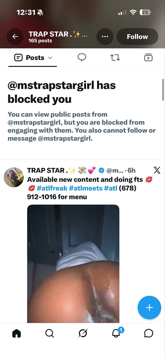 tydabarbieee's tweet photo. This bum @mstrapstargirl going still my video then block me who does that … please report her page and don’t shop with her she a scam https://t.co/Kkt9g5XJHt