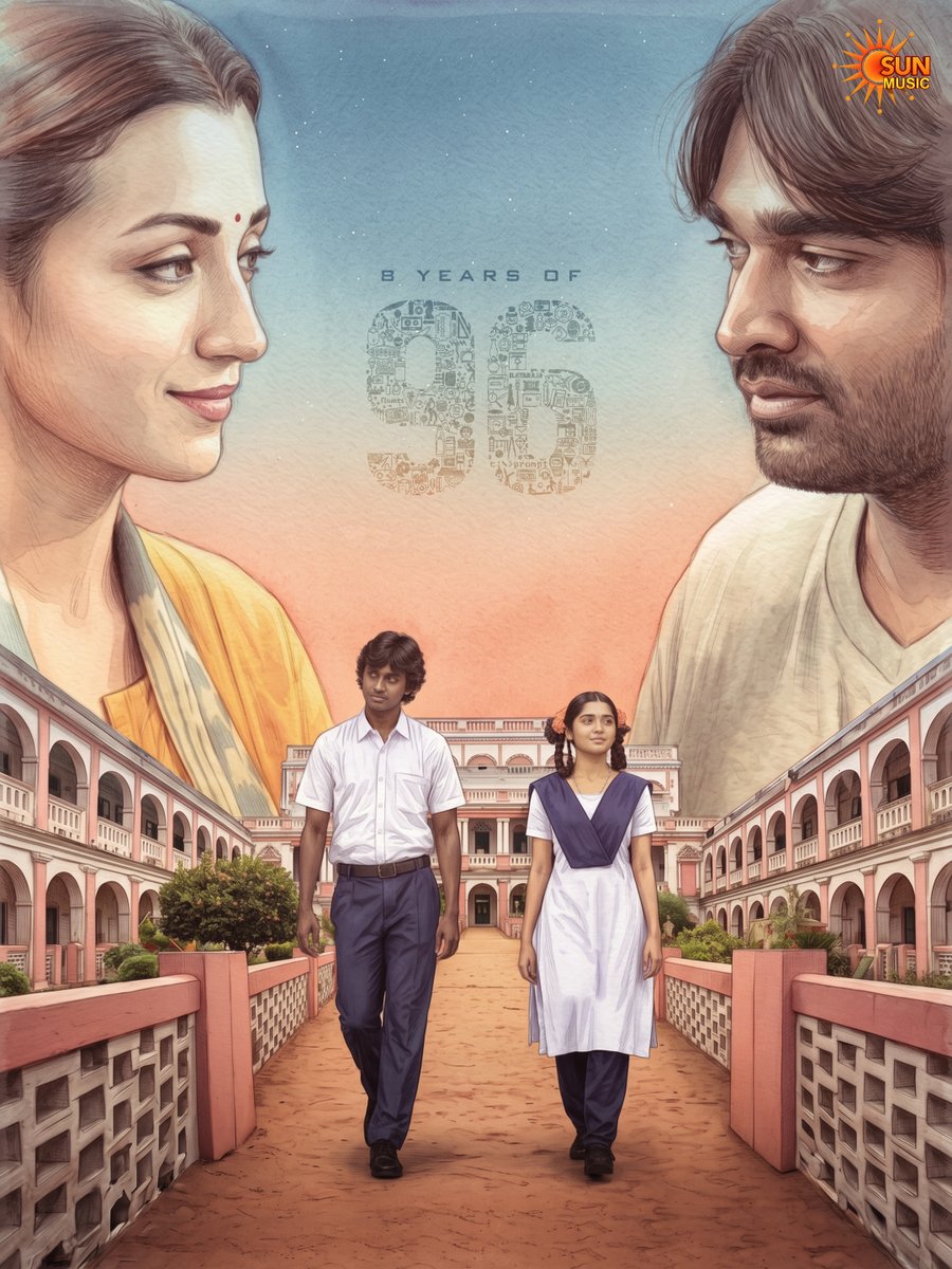 SunMusic's tweet photo. Romba thooram poitiya ராம்!🥹❤️

#SunMusic #8YearsOf96 #VijaySethupathi #Trisha  #CPremKumar https://t.co/5cYcUhBp5T