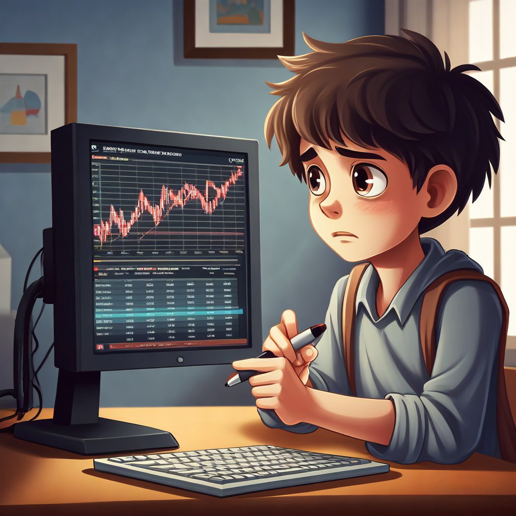 HunterLambuijj's tweet photo. [When the stock market's empty, I just do some random speculative trading for fun!]， https://t.co/LRaNM0EEAA