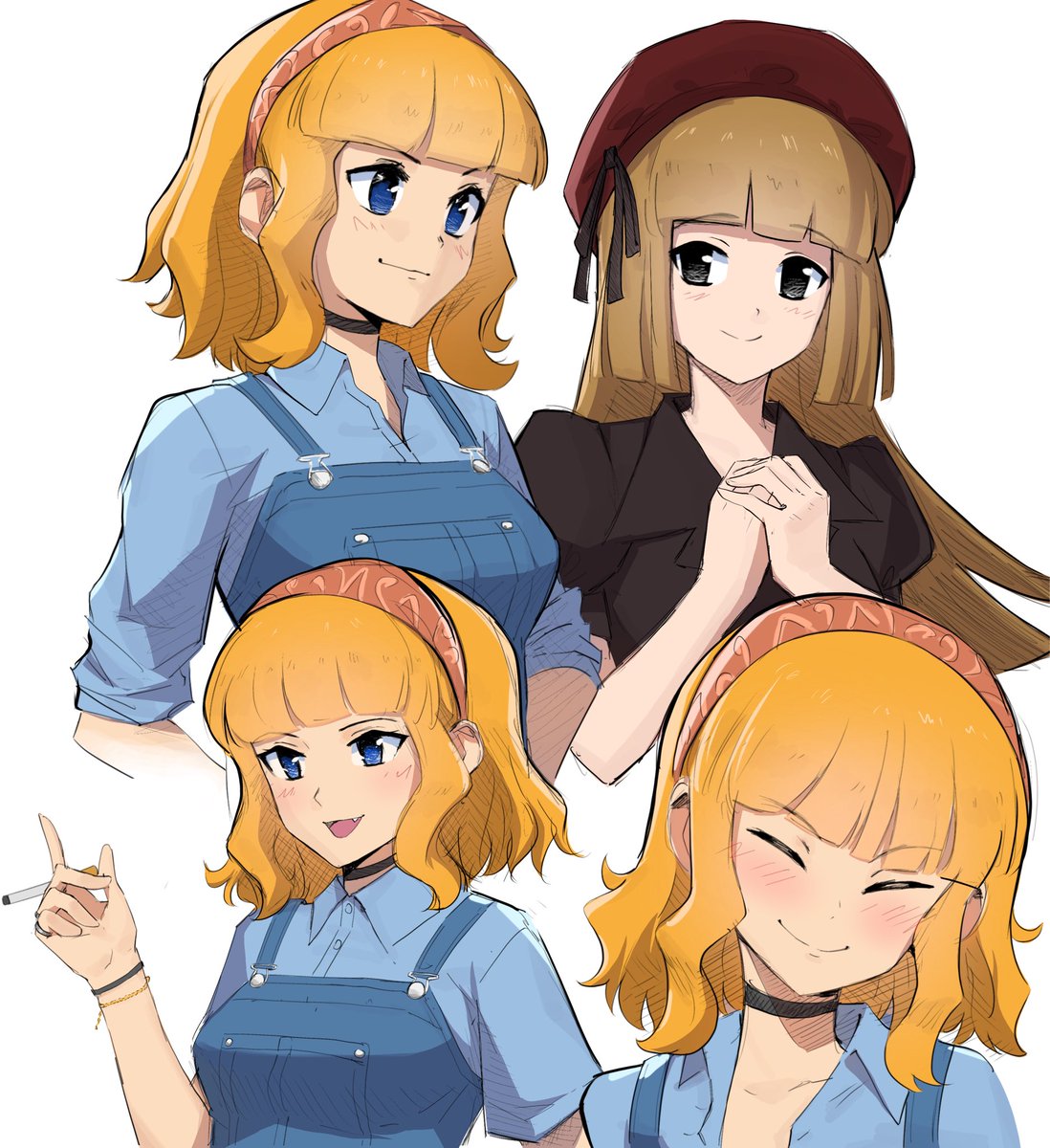 Ukatpo's tweet photo. Mayuko and Rosa sketch page for @angevirgilia and @TAIVIE1 thx so much for working with me! ☺️ https://t.co/dztyANQ94A