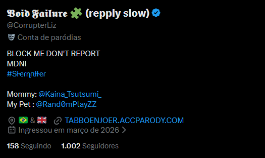 CorrupterLiz's tweet photo. Oh My God~
Maybe its time to S Show yourself and finaly claim this account 🤭

1.000 folowers ~ 
I will make a special post~ https://t.co/BVnXVwKcSe