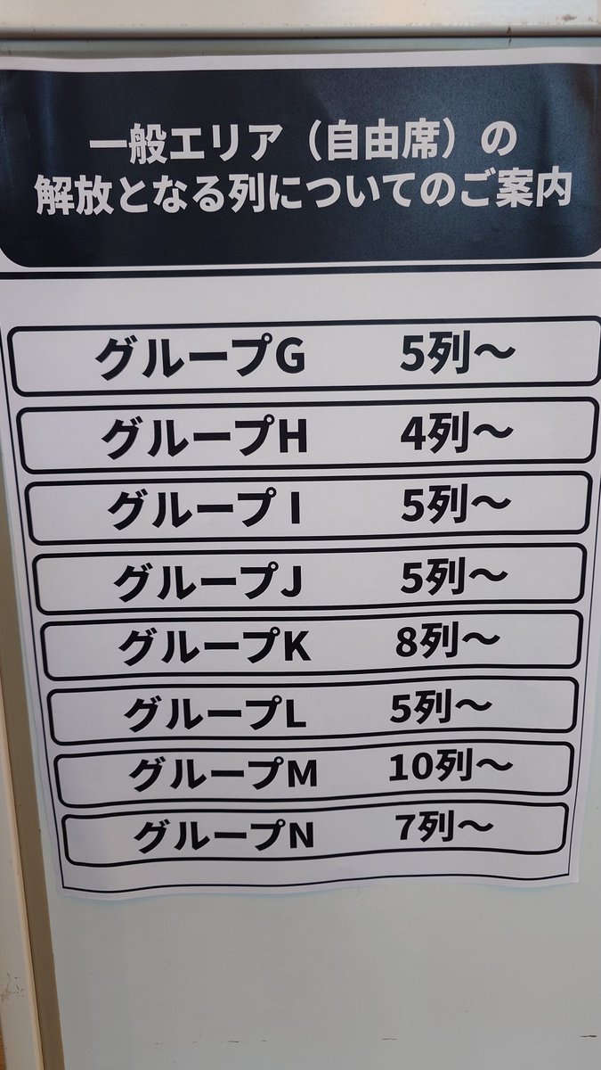 takocurry's tweet photo. かがやきフェス、到着しました。　
オチャがグループK、つばきがグループM。
#つばきファクトリー https://t.co/RXm5OXIJwD