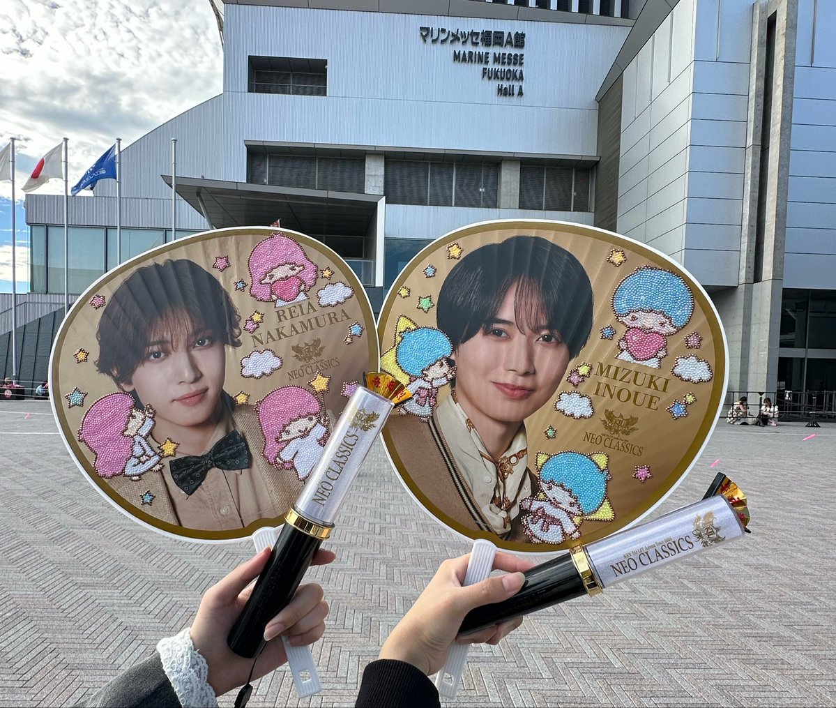 mer0_shime's tweet photo. 今回のデコうちわは、みじゅれあでキキララにしてみた💫︎︎☁✨️ https://t.co/kmrIbsvwPW