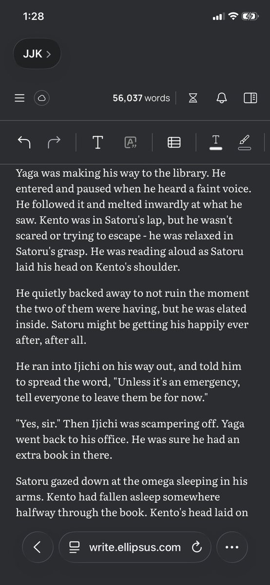 Katisships's tweet photo. Here’s some of the chapter I’ve been working on! Enjoy!

#五七 #gonana https://t.co/r88gNbMYOT