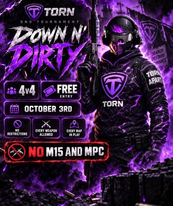 ilKocox's tweet photo. TORN DOWN N' DIRTY #champs #nomapsdropped w/ @vesachino @TezzzCOD @chikibobbo 

@gg_torn @Apeiron3sports https://t.co/23VPDAUIup