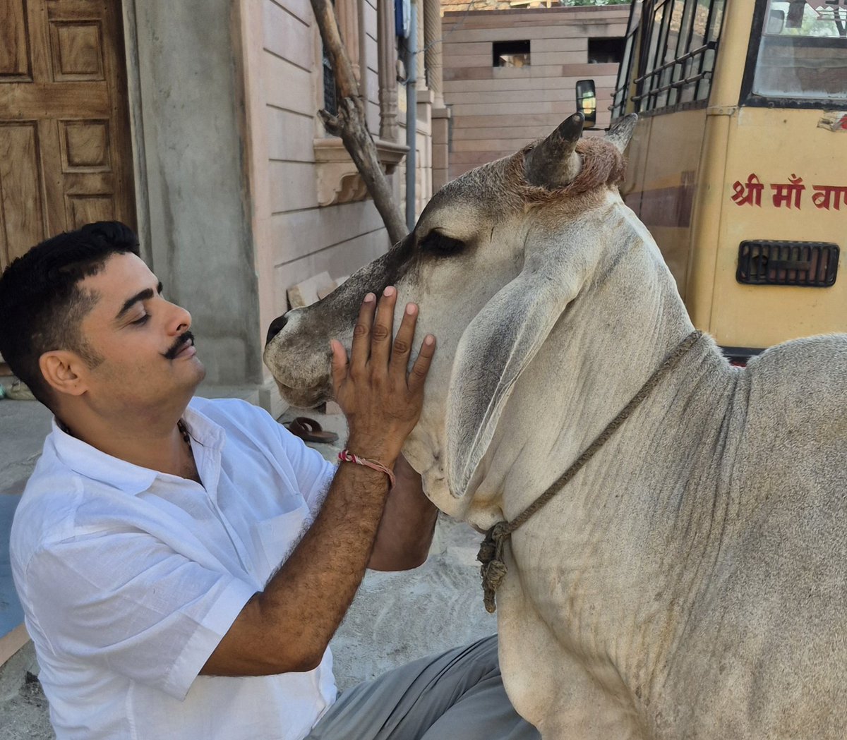 AshokkumarTNBJP's tweet photo. अपनी मिट्टी, अपने गाँव और गौ माता के प्रति यह निष्ठा आपके गहरे जुड़ाव और संस्कारों को दर्शाती है। https://t.co/MQMURvuLu3