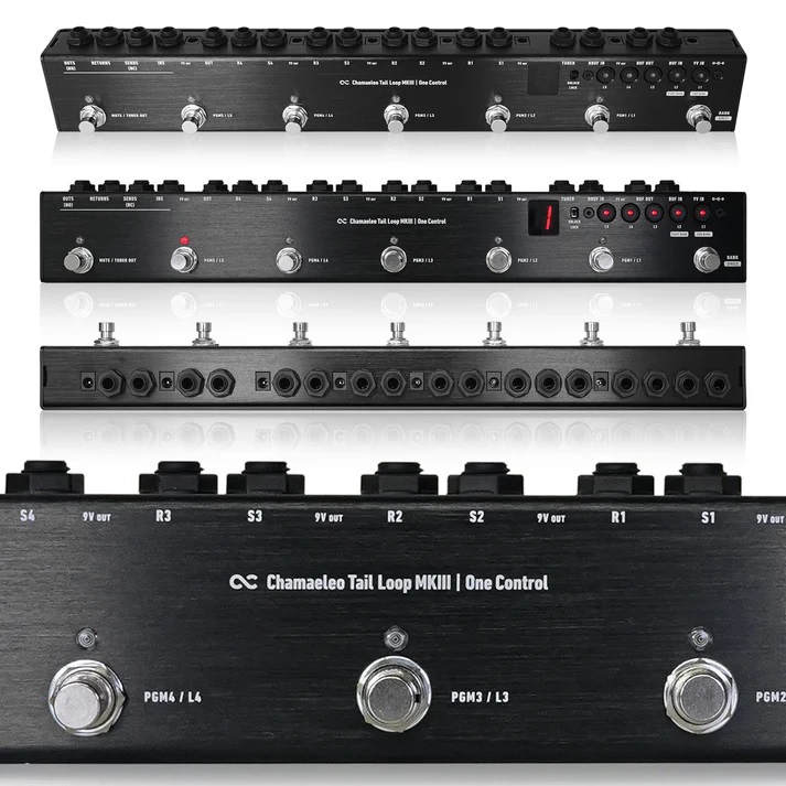 ROCKINN_namba's tweet photo. 【#ロックイン難波】再入荷してます!「#ONECONTROL」プログラマブルスイッチャーの現行モデル"Chamaeleo Tail Loop MKIII"。ボタンによる簡単なプログラム設定に定評BJF Bufferも搭載★10バンク×5の計50プログラムのモデルです!→https://t.co/TkkpvINo5H https://t.co/kDKLbOKzBp