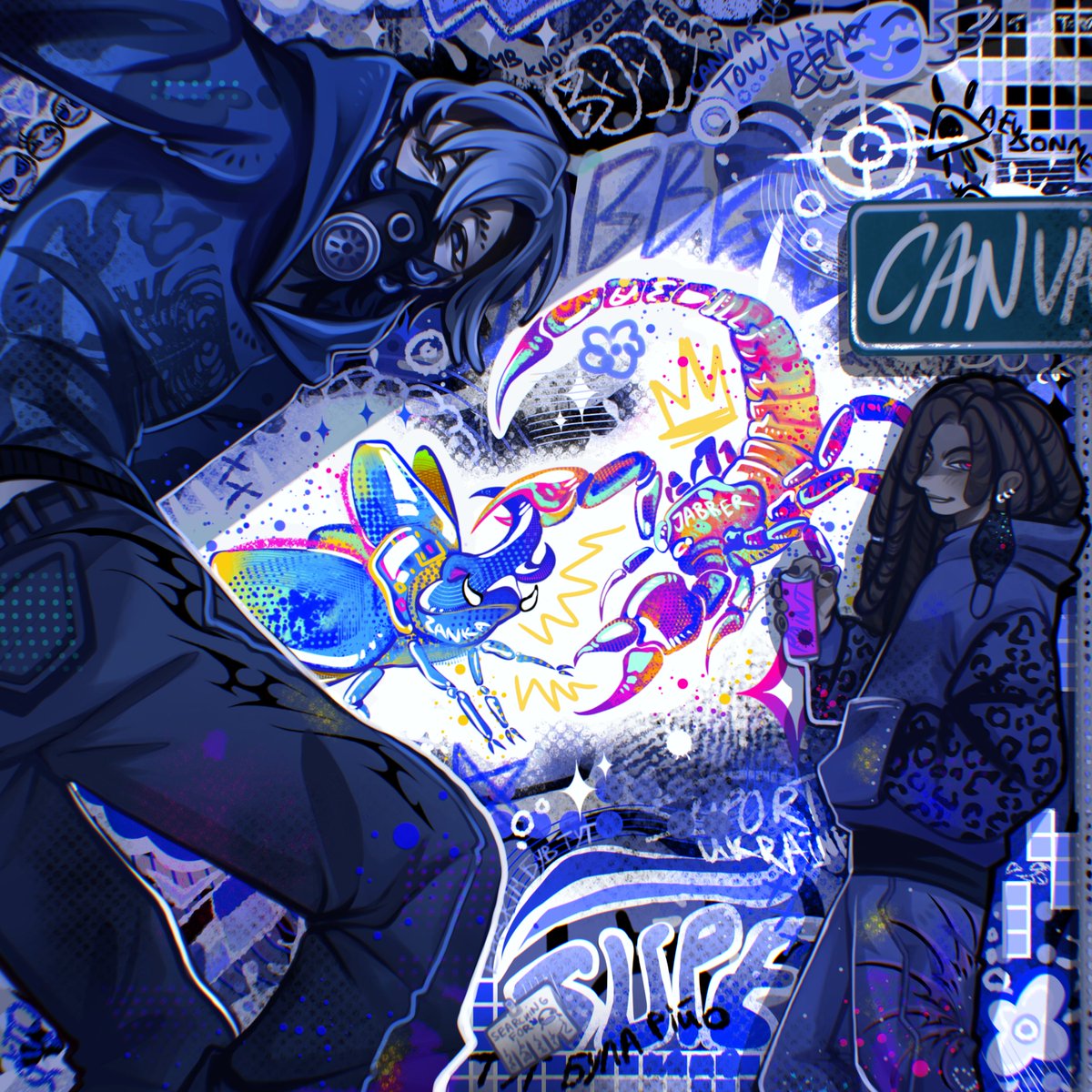 nomotaki_toga's tweet photo. Jankatober Day4:Graffiti #jankatober https://t.co/2LNAbhBcWM