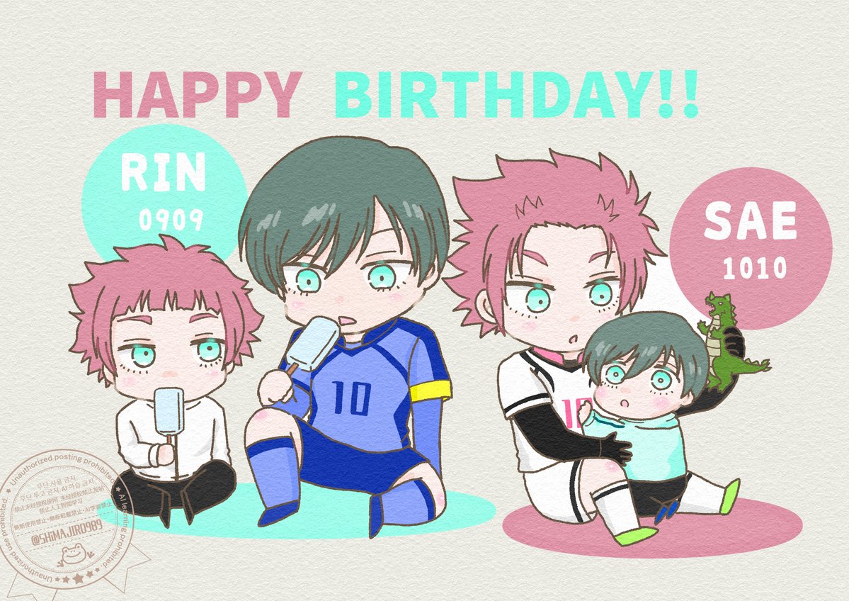 SHiMAJIRO989's tweet photo. 兄弟一緒に試合に出るの楽しみにしてる
#糸師凛生誕祭2026 #糸師凛誕生祭2026
#糸師冴生誕祭2026 #糸師冴誕生祭2026 https://t.co/VfzFBryqcD