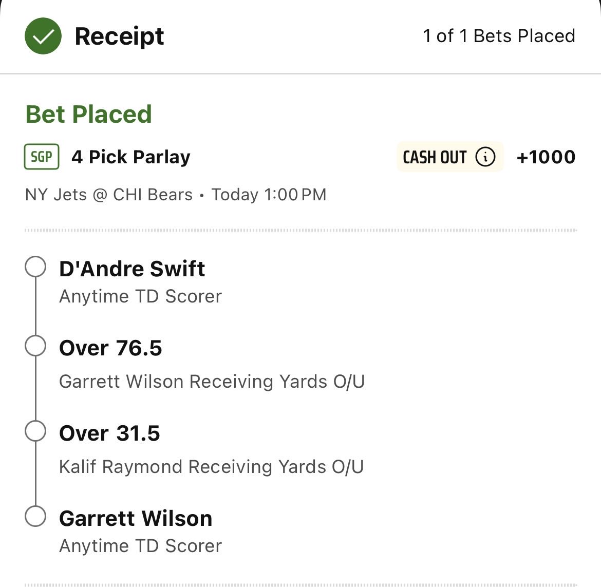 BrokeBoyPicks's tweet photo. #Jets vs #Bears https://t.co/MrhBGo38xi