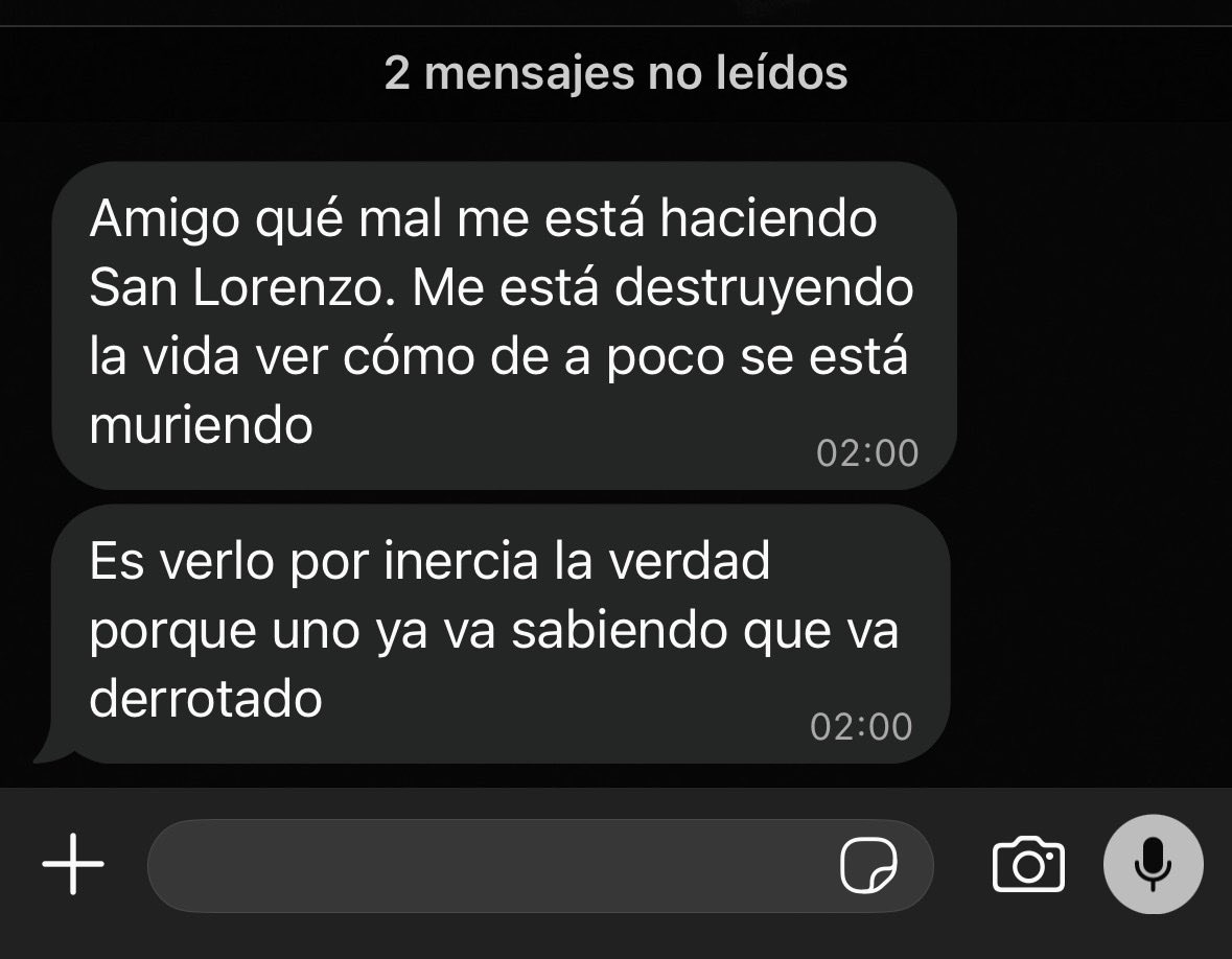 Juanpi_Ugarte's tweet photo. Creo que así se debe sentir el hincha de San Lorenzo en general.

Es triste. https://t.co/K9rNYxjdJZ