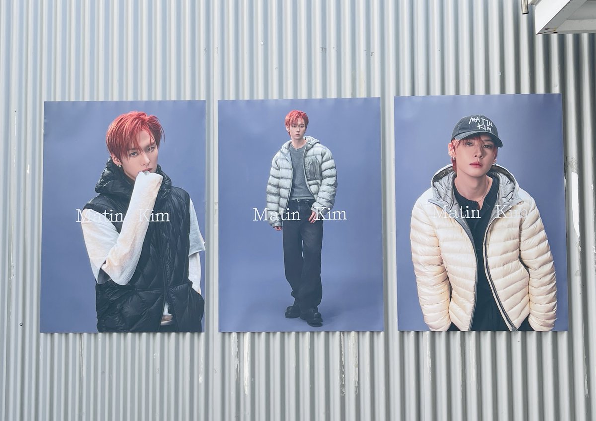 staysday6's tweet photo. so much lee know all over the matin kim flagship store 🤍 https://t.co/Q7e9oxp0ov