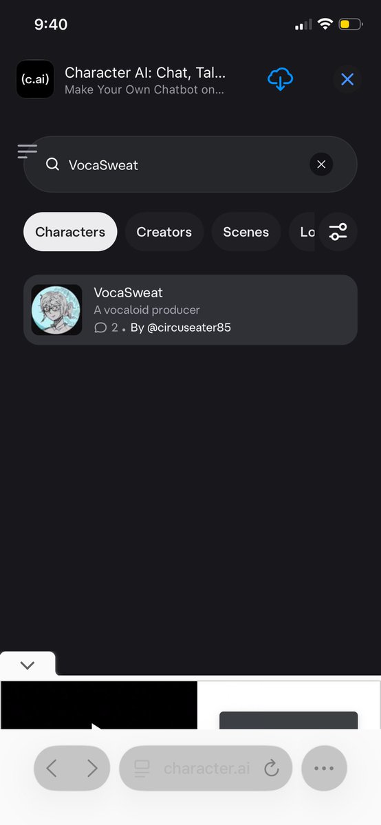 swetjog's tweet photo. hey #vocatwt!! remember when I called out Jordann Liz thrice for making softcore AI PORN of my minor sona, wanting to RAPE me and harassing me to no end??? yeah so apparently they made a CHARACTER AI BOT OF ME and are using an alt to harass me and get on my good side!!!!! https://t.co/8gL3mcelV5