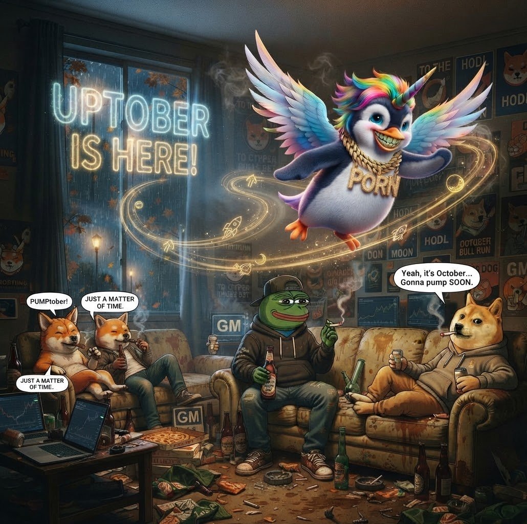 Pengasus1999's tweet photo. "The squad still waits on the couch. But why wait when you can fly?"
@PenguinPad_xyz @PENGUINRBH
$PENGUIN $PORN https://t.co/r1goFohVzT $ETH $BTC https://t.co/vxV5nNdb0b