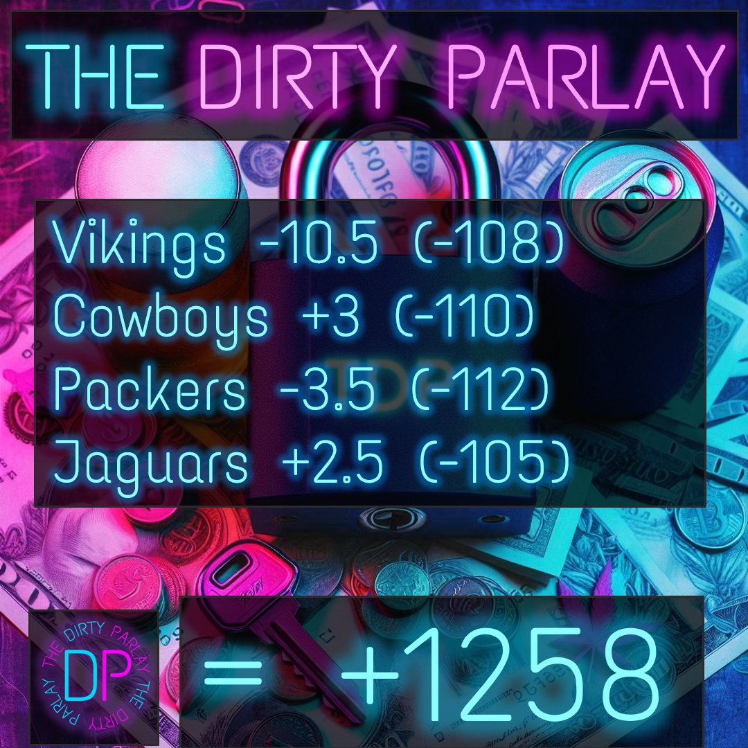 TheDirtyParlay's tweet photo. Missed this week's pod? Watch here:
https://t.co/qVRSBPaFAL
We were a leg away TWICE, is the DP taking home the W this week?
please like & subscribe!
#gambling #podcast #youtube #nfl #parlay #lock #Pick https://t.co/3O1aMQN9vP