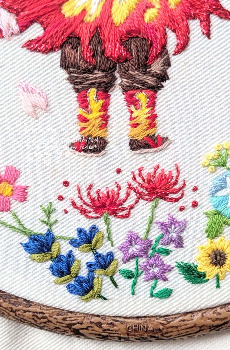 imolyco's tweet photo. 遅くなりましたが9月のお花 刺繍しました🌸
竜*胆と桔*梗
彼*岸花お直し
来週からはいよいよ∞🚂編！🔥 https://t.co/CicvItnjJ5