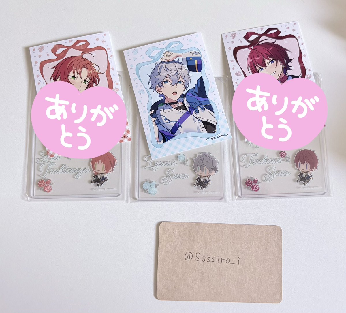 Ssssiro_i's tweet photo. 【交換】あんスタ ミニブロマイド＆ 硬質カードケース Knights

譲）泉

求）凛月

郵送交換のみ

ピンポイントですが、条件の合う方はお気軽にお声がけ頂けますと幸いです🙇‍♀️
（再掲失礼いたしました） https://t.co/PdOTFj7nYl