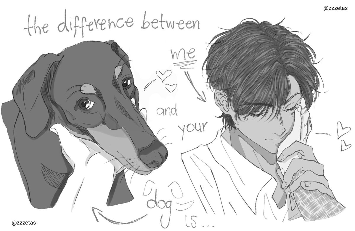 _torudesugu's tweet photo. there's really no difference 🐶
#taekook https://t.co/VTrkOAX1tj