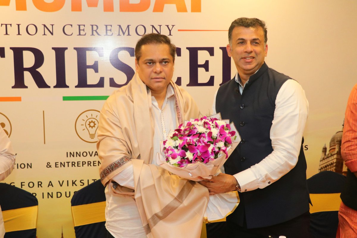 AmeetSatam's tweet photo. Attended and addressed BJP Mumbai Industry Cell Program and spoke on the progress of Indian Economy in the last 12 years and how the number of MSME's in India have increased from 4.75 lakh in 2014 to 8.75 crores as of 2026. Also, the number of unicorns in India in 2014 were 4 and today it is 120.

Indeed, Hon. PM Shri. @narendramodi Ji is taking India towards a Viksit Bharat.  

Also present were BJP Mumbai General Secretaries Acharya Pawan Tripathi Ji, Smt. Shweta Parulkar Ji, Shri. Rajesh Shirwadkar Ji, Shri. Vinod Shelar Ji.

#ViksitBharat #IndianEconomy #MSMEGrowth #NewIndia #AmeetSatamWithMumbai 

@BJP4Mumbai @pawantripathi_ @shwetaparulkar9 @Rajesh_Shirwadk @BJPVinodShelar