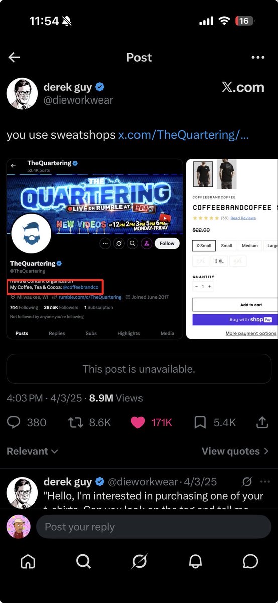 spongeyBOOBz's tweet photo. @TheQuartering Sweatshops? https://t.co/646h2UPM05