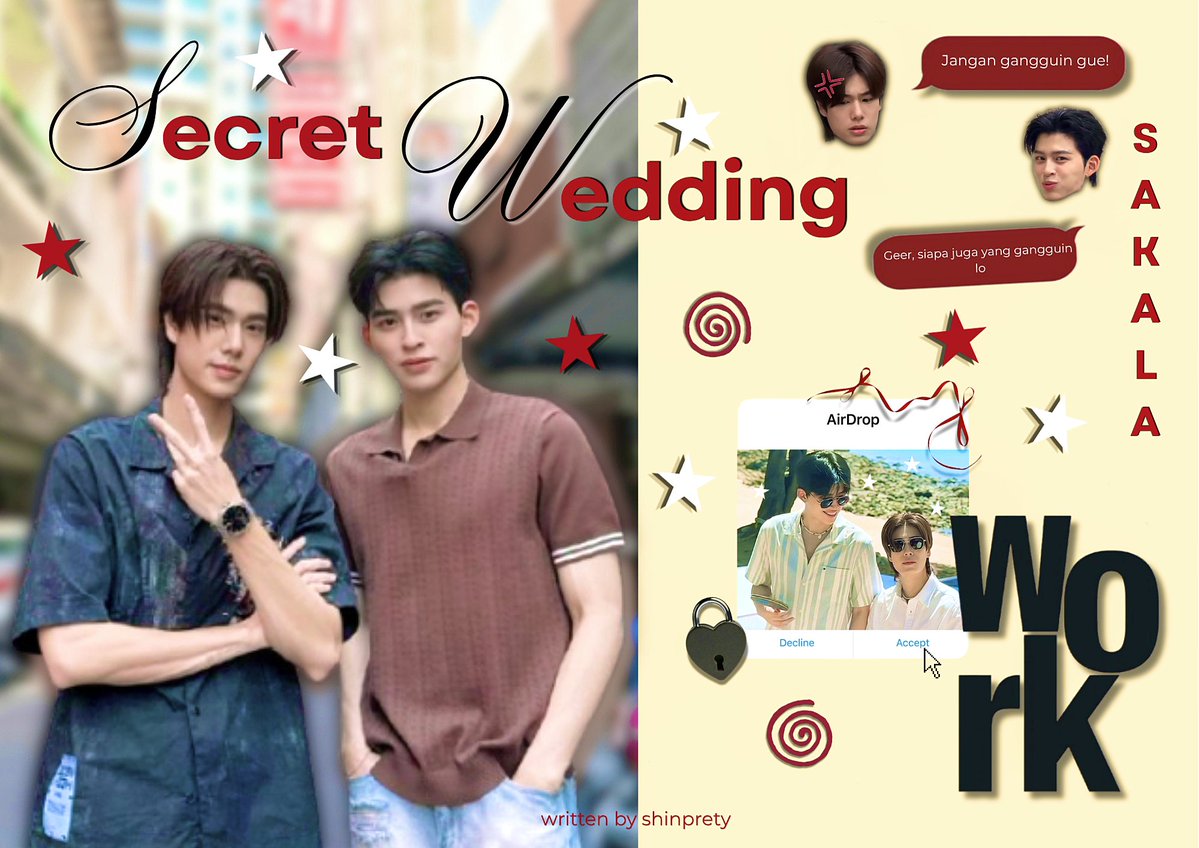 shinprety's tweet photo. #pondphuwin; au 

A secret marriage between two people who are always fighting at work. https://t.co/BIqLQuYSod