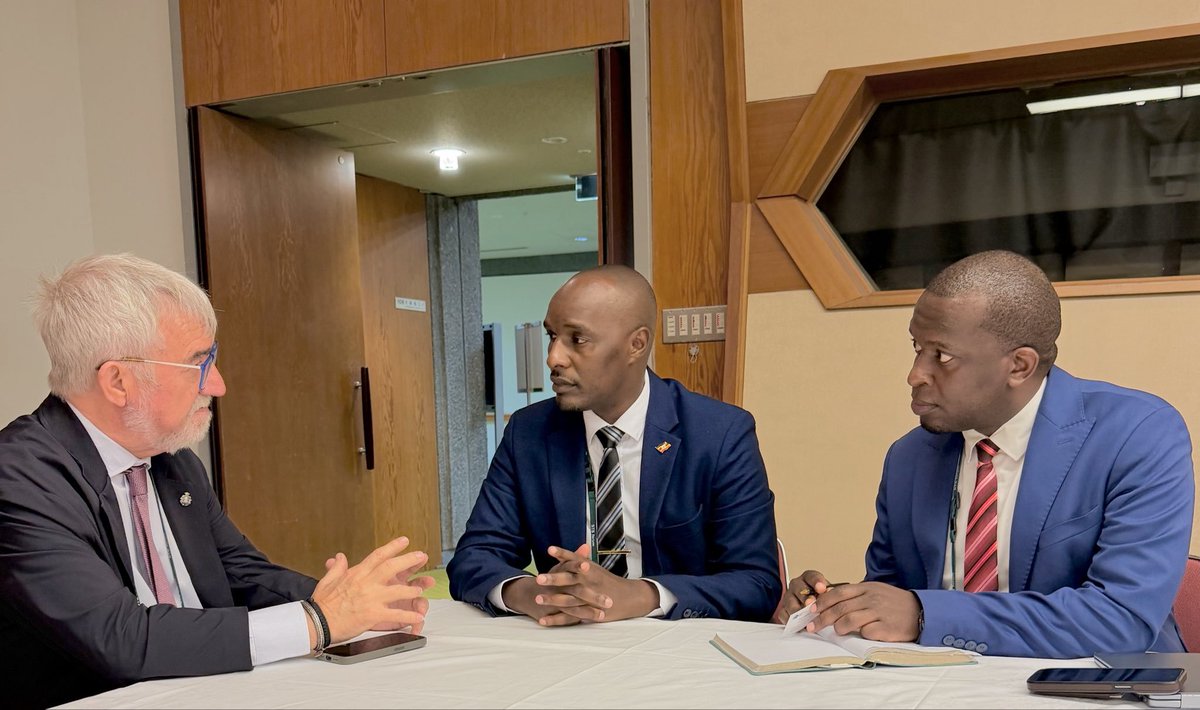 JonardPost's tweet photo. At the 23rd Science and Technology Ministers’ Roundtable in Japan, Hon. Eng. Jonard Asiimwe highlighted Uganda’s commitment to research, homegrown technologies and global collaboration to turn knowledge into enterprise, jobs and national transformation. #STI #Uganda https://t.co/6Qk1SgcpzO