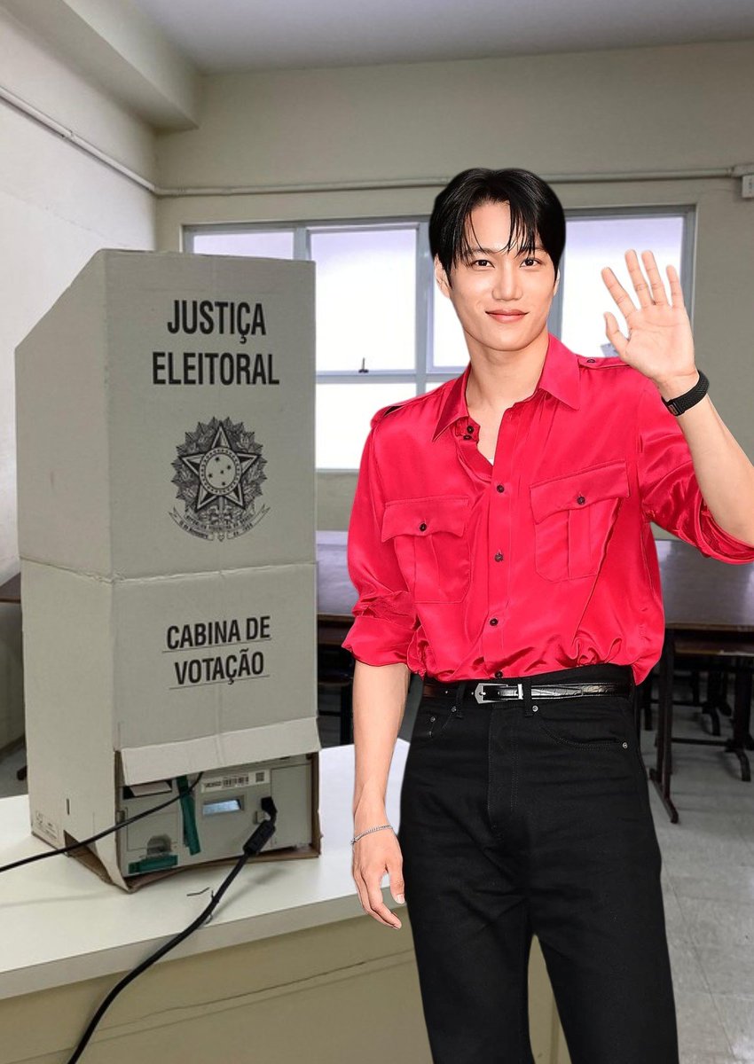 dearkaibr's tweet photo. Kim Jongin já votou ⭐❤️ https://t.co/FpO6MALY4X