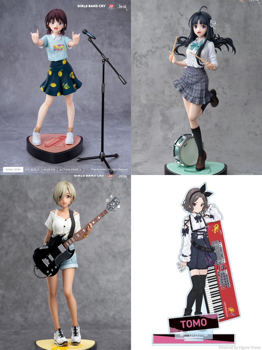 figure_times's tweet photo. ✨河原木桃香、原型公開✨

妲域、『ガールズバンドクライ』の『井芹仁菜』『河原木桃香』『安和すばる』『海老塚智』『ルパ』が夏を満喫して叫べシリーズでフィギュア化！

詳細はリプ欄へ👇️
※海老塚智は参考画像になります

#フィギュア #ガールズバンドクライ #ガルクラ #girlsbandcry https://t.co/mLIWoPEVDn