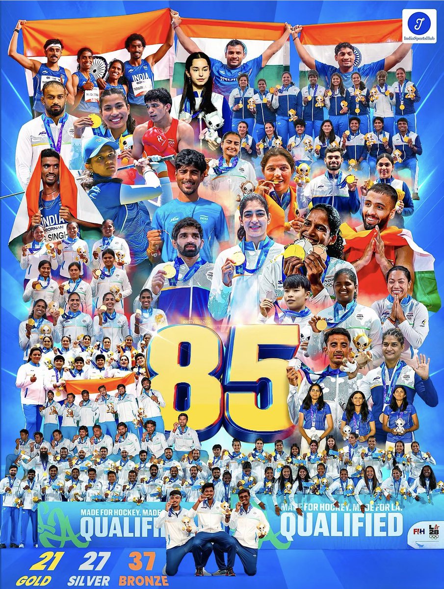 AnilKapoor's tweet photo. 85 medals, and so many moments to be proud of. 🇮🇳

A phenomenal outing for Team India and a testament to the hard work, determination and spirit of our athletes.

Congratulations to every athlete who gave it their all and made the country proud. https://t.co/4rgVKEXAAt