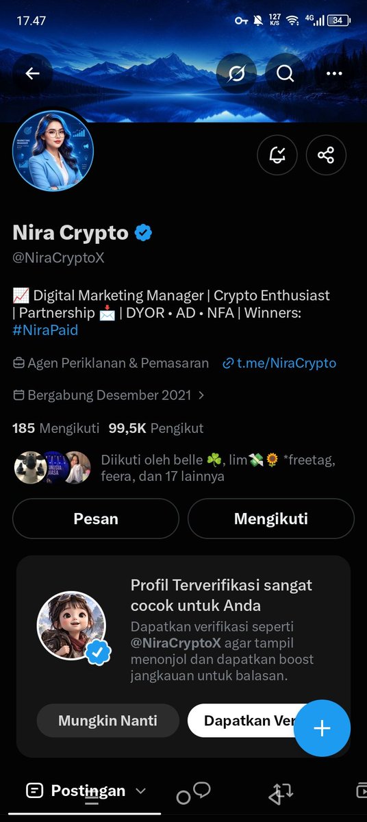 oregtemp's tweet photo. @NiraCryptoX Done https://t.co/z8q4Apwuhy