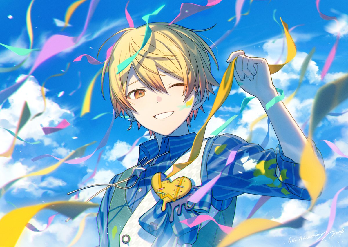 heiwwwwwwa's tweet photo. プロセカ感謝祭で展示していただいたイラストです`🧡´
6周年おめでとうございます🎉 https://t.co/iuBXOK1Gfh