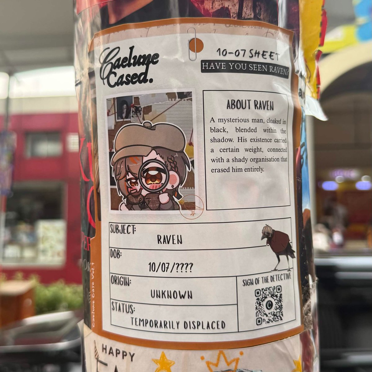 CAELUNE_twt's tweet photo. The identification has been completed.
The real object: A poster.

Can you guess what he is actually looking for?🧐
#File1007 #CaseKrowsed https://t.co/QEvDQ0hPh9