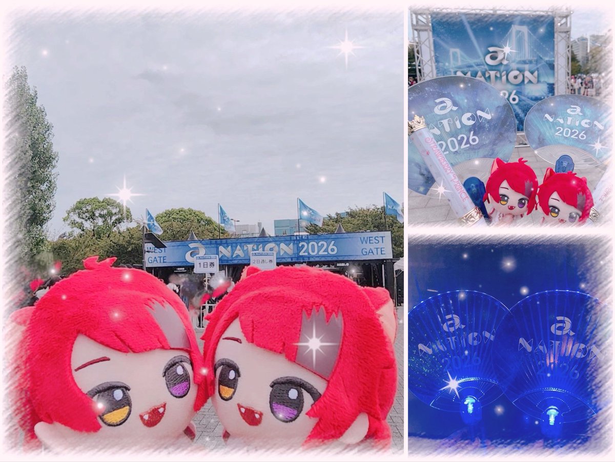 nao_Rinukun_'s tweet photo. ♡#anation2026 in お台場

a-nationお疲れ様でした✨
すとぷり初の挑戦を見ることができてとっても幸せでした🫶💕ライブもとっても楽しくて、とってもかっこよかったです🫶✨

最高な景色をありがとう。
また会おうね。大好きです🐶❤️

♡#莉犬くん 
♡#すとぷり https://t.co/R4bSrMjEgy