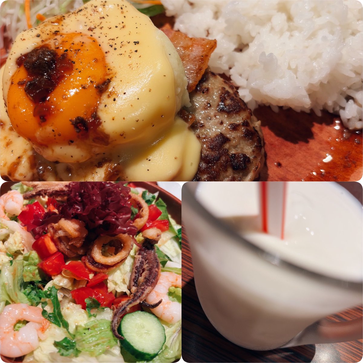 tomoe____sakura's tweet photo. マーメイドサラダと期間限定には抗えなくて食べすぎた死ぬ👉🏻👈🏻゛ https://t.co/DDMTrAVSJF