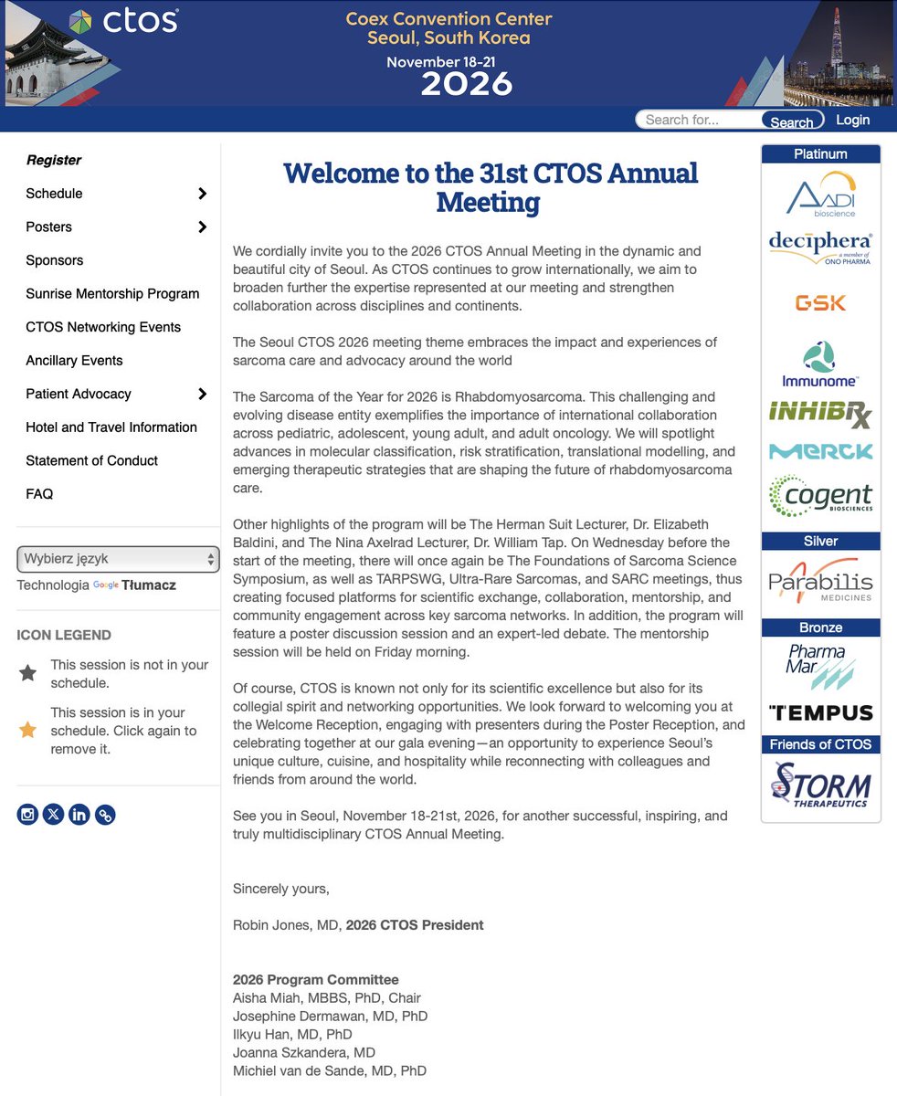 ctosociety's tweet photo. The CTOS 2026 program is officially live!
🇰🇷 Seoul, November 18 to 21. 
Every session and presentation title is now available to browse, from foundational science to late-breaking clinical trials.
Full program link: https://t.co/2TXm9ydvbY https://t.co/8Byl2YiYEz