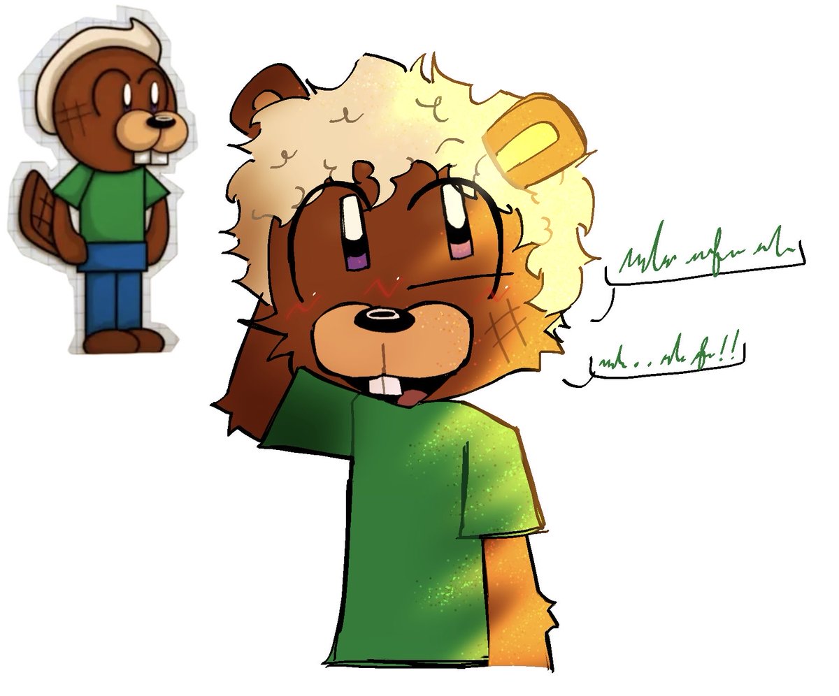 pepperrunk's tweet photo. stylized billy practice instead of sleeping 😭 it’s 3am lmao #toonturf #dannocal #billybeaver https://t.co/NGRGV9FmqW