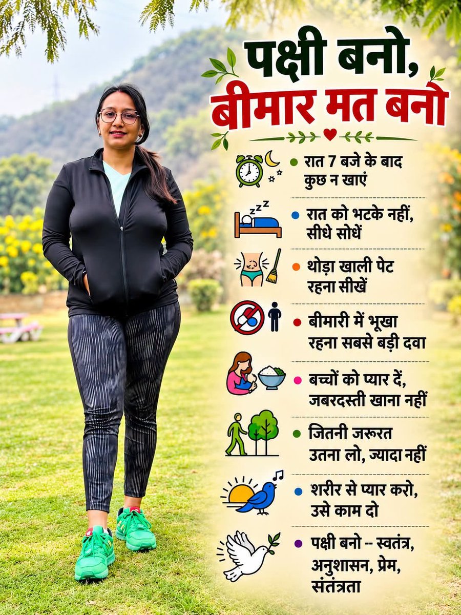 Ayurveda_Swasth's tweet photo. यह बहुत आसान नहीं है…
पर जो  नेचर को अपना लेता है वह कभी बीमार नहीं हो सकता है। https://t.co/LgeifGJa7H