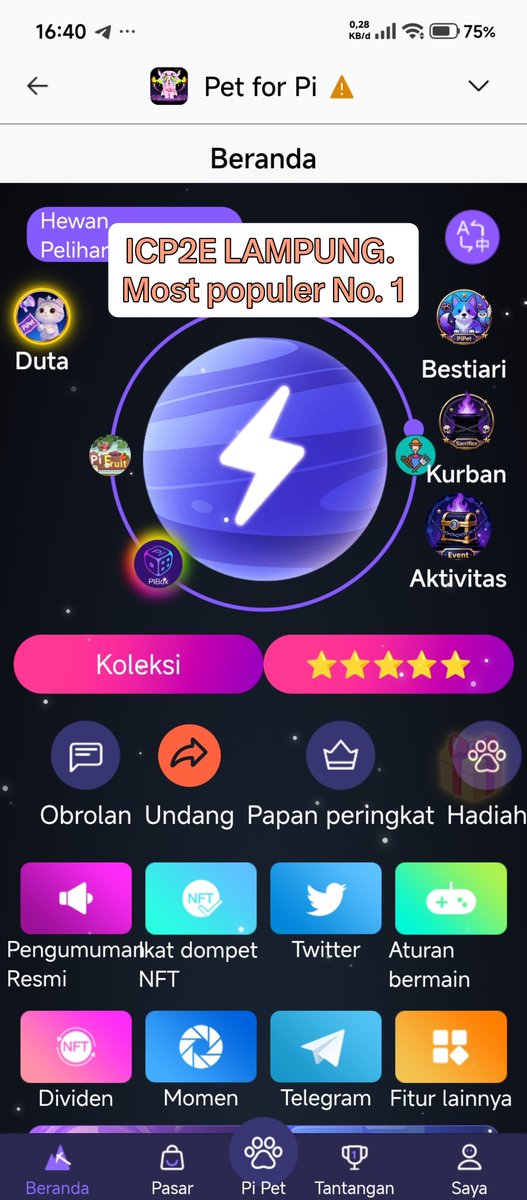 andialpian771's tweet photo. The Most Populer Apps in Ecosystems Pi network.

The most popular apps in the Pi network Ecosystems for making money, my personal version
1. Pipet   2. PiBox   3. Dragon Legend   4. CidiGames.  5. Mugoo Farm https://t.co/sclRMCPAJY