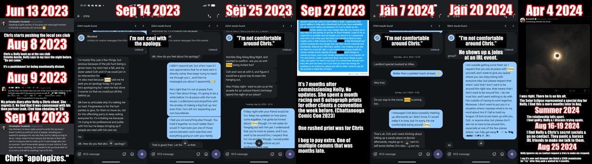 MichaelAZekas's tweet photo. If you love someone, don't cheat.
If you respect someone, stay out of their personal life.
If you provoke someone, they can punch back.
I'm tired of hiding in fear while you &amp; my played crybully for years.
Christopher Escalante is a sex pest. My ex is an enabler. https://t.co/YJKE8Tfvmi